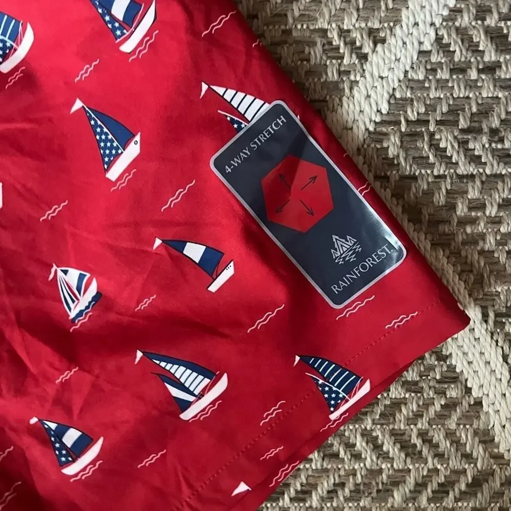 Rainforest Swim Trunks Mens Sz L